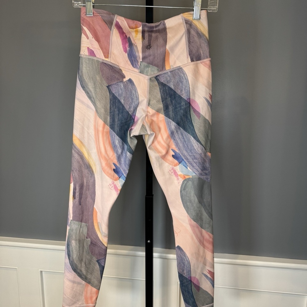 Athleta Elation 7/8 Tight Women's Size S Vibrance Orchid Pink Leggings High Rise - Picture 7 of 10